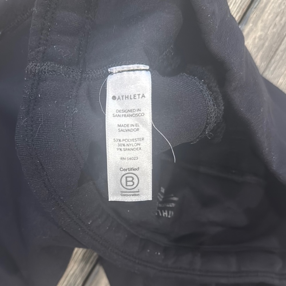 Athleta fleece Black Leggings - Picture 6 of 7